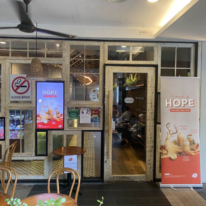 Comfy coffee shop Publika Kuala Lumpur Iwakuni Travelogues