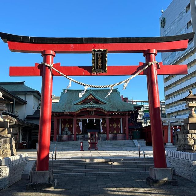 城中特別神社⛩️次守稻菏神社⛩️ 狐狸坐鎮守護😍