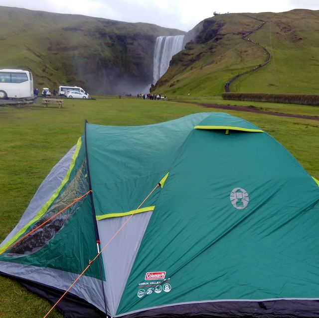 The largest waterfall in Iceland 