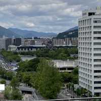 広島市　おりづるタワーの展望台