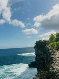Beautiful coastal formation in Nusa Penida!