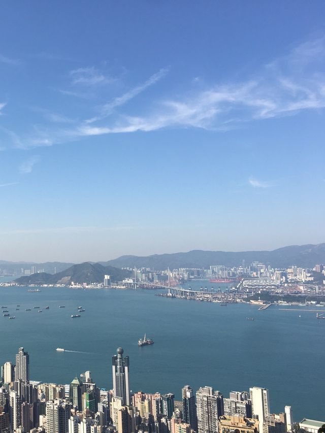 Beautiful view from The Peak 