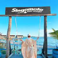 Singamata Reef Resort, hidden gem water bungalow in Semporna