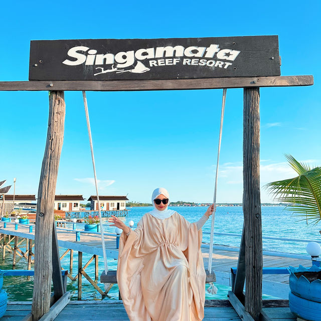 Singamata Reef Resort, hidden gem water bungalow in Semporna