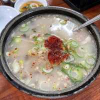 The Best Lunch with Amazing Pork Soup