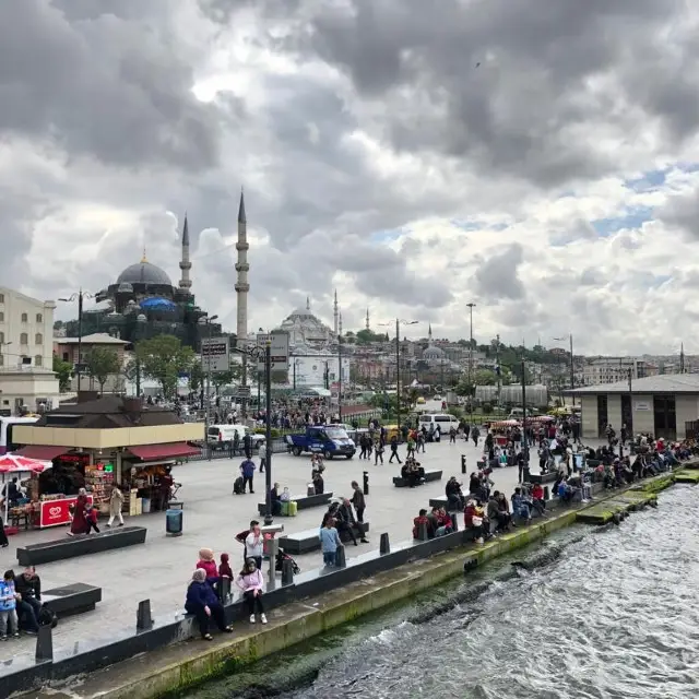 Ferry crossing from Europe to Asia