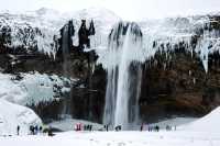 Iceland's largest waterfall, Skogafoss.