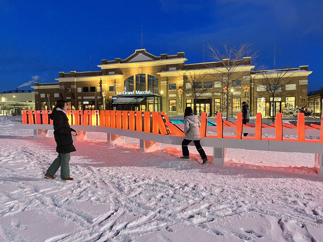 Winter fun in Quebec City.