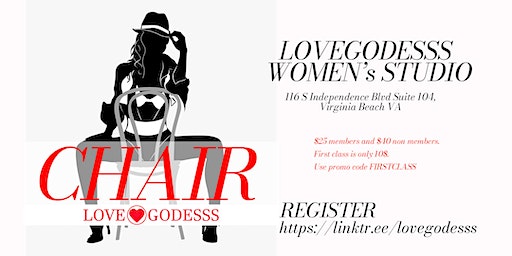 Chair Dance Class (Virginia Beach) | Lovegodesss Women's Studio