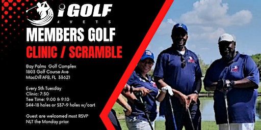 iGolf4VETS 5th Tuesday Monthly Event Clinic/Scramble | Bay Palms Golf Complex, Golf Course Avenue, Tampa, FL, USA