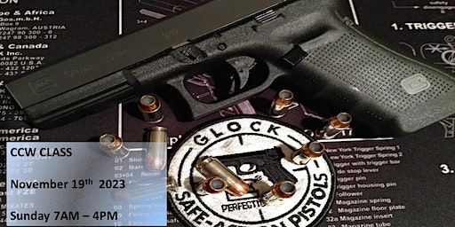 Concealed Pistol License aka CCW Training Sunday November 19th 7am-4pm | Hampton Inn & Suites Bay City