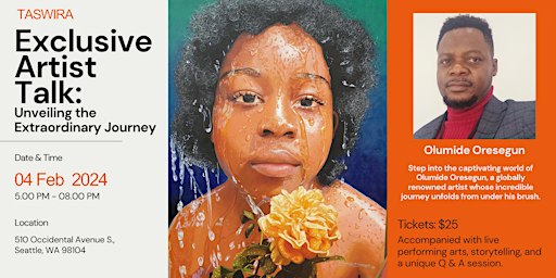 From LAGOS to SEATTLE - Exclusive Artist Talk : Olumide Oresegun | TASWIRA