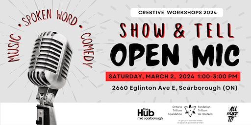Open Mic | The Hub - Mid Scarborough, Eglinton Avenue East, Scarborough, ON, Canada