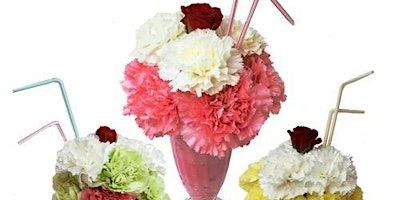 Ice Cream Soda Flower Arranging | Brenda Dwyer, instructor | Paul Nigra Center For Creative Arts