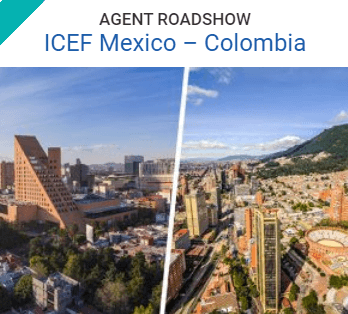 ICEF Mexico Colombia Agent Roadshow 2025 | Hilton Mexico City Reforma