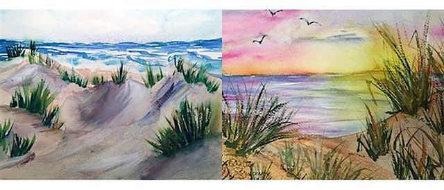 Mini Paintings and Cards in Watercolors with Phyllis Gubins | Red Brick Art