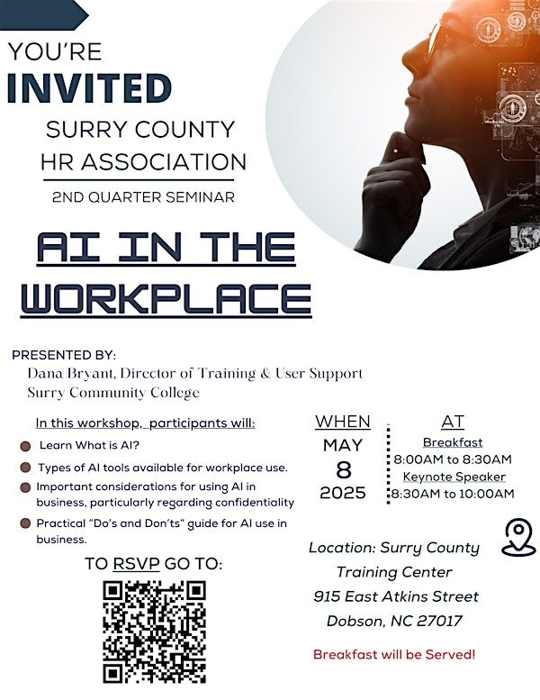 AI in the Workplace | Surry County Service Center - Training Center