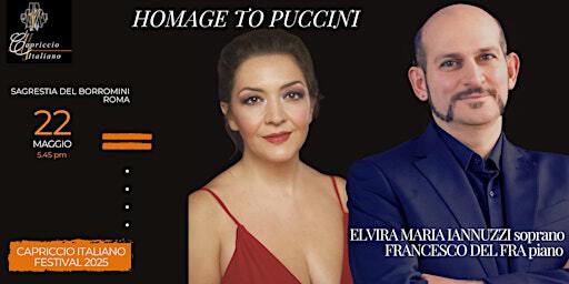 Capriccio Italiano Festival 2025: “Homage to PUCCINI” | Sagrestia del Borromini, Chiesa di Sant'Agnese in Agone (Piazza Navona)