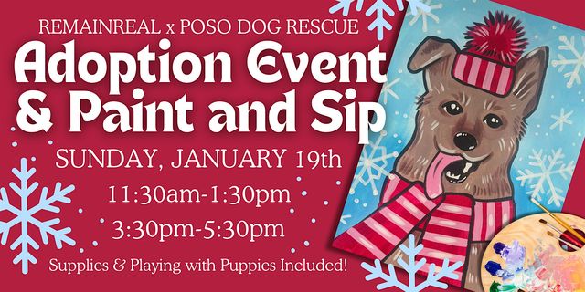 Paint n' Adopt! Paint and Sip Class and Dog Adoption Event | 901 Santa Fe Dr