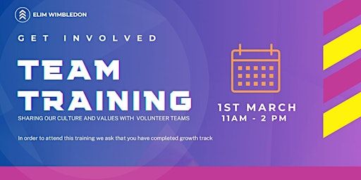 Team Training @Elim Wimbledon | Elim Pentecostal Church