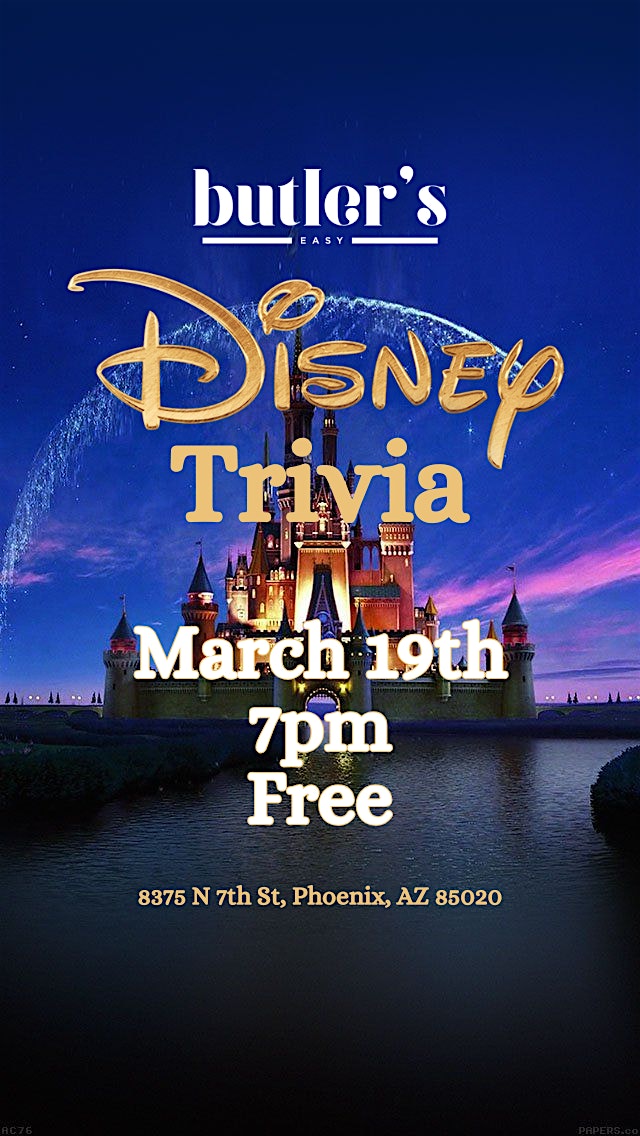 Disney Trivia at Butler's Easy | Butler's Easy