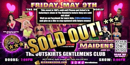 St. Joseph, MO - Micro Maidens: Dwarf Dancers @ The Outskirts G's Club | The Outskirts