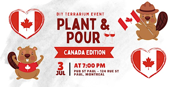 Plant and Pour | Wine Glass Terrarium Event in Mtl (Canada Edition) | Pub St-Paul