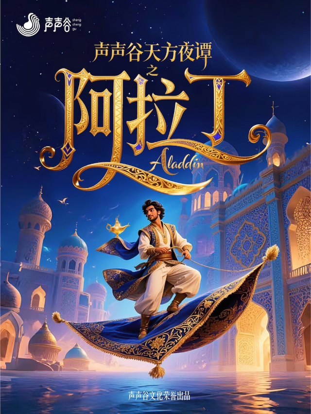 聲聲谷•沉浸式親子互動兒童劇《天方夜譚之阿拉丁》荊州站｜兒童親子 | PSC·然也劇場