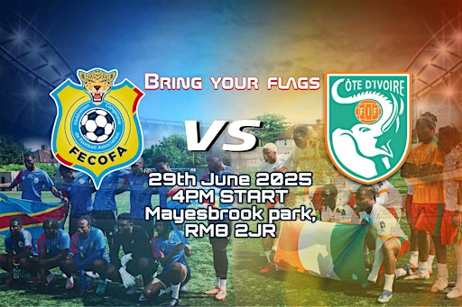 CONGO VS IVORY COAST FOOTBALL MATCH | RM8 2JR
