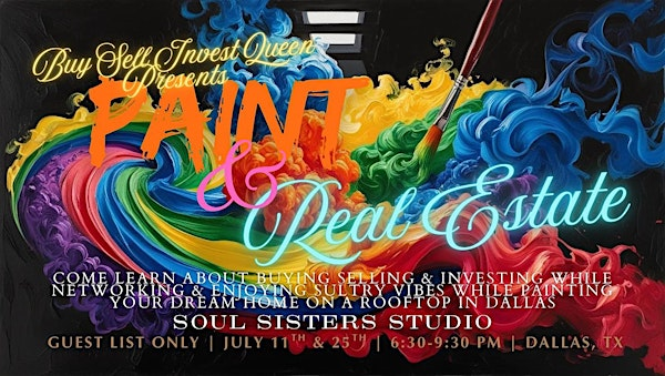 Rooftop Vibes, Paint & Real Estate Networking Experience | Soul Sisters Studio