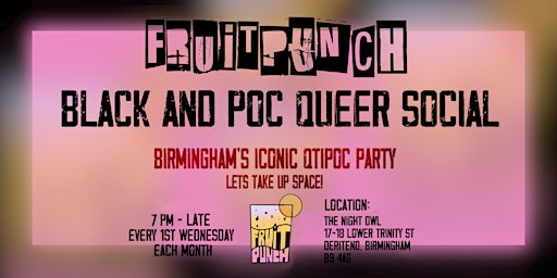 Black and POC Queer Social | The Night Owl