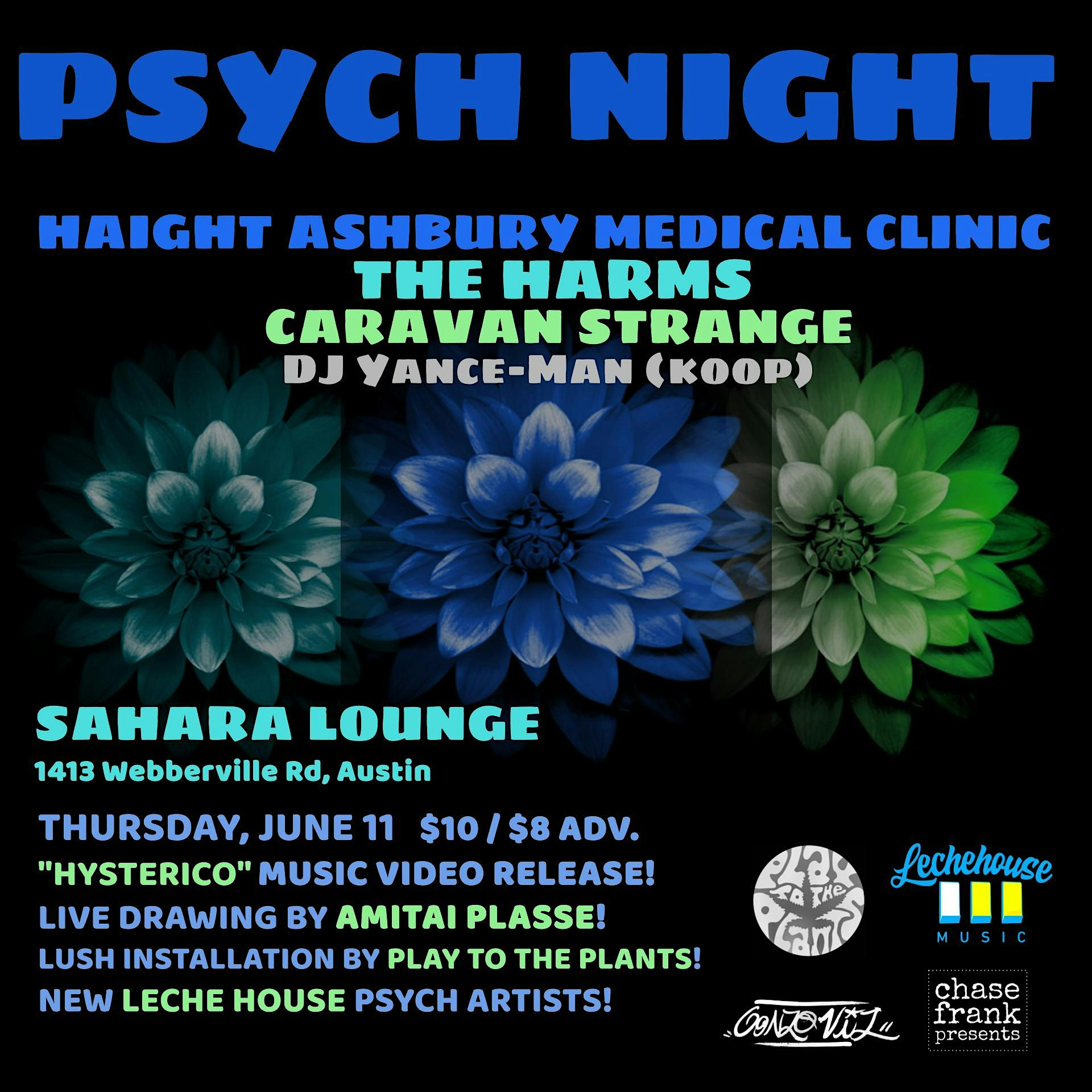 PSYCH BAND NIGHT w/ The Harms! | Sahara Lounge
