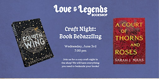 Book Bedazzling Craft Night | 667 Washington Ave
