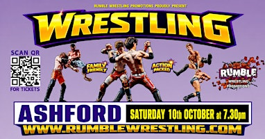 Rumble Wrestling  comes to Ashford | Stour Centre