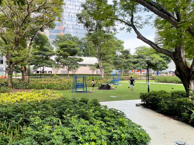 Greenery amidst the concrete jungle