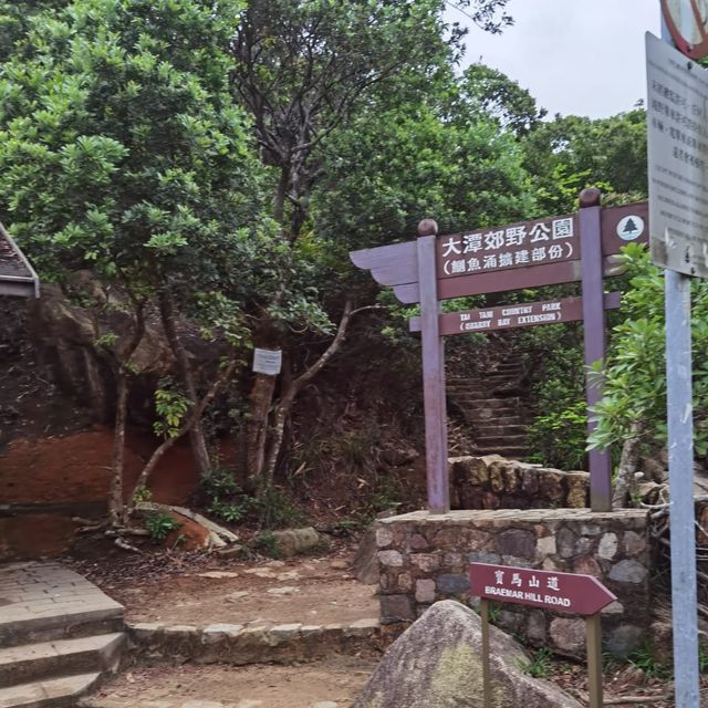 由鬧市幾分鐘行到鳥語花香的山林間