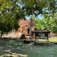 เที่ยววัดเก่าโบราณ วัดเกาะกลาง อ.ป่าซาง จ.ลำพูน 