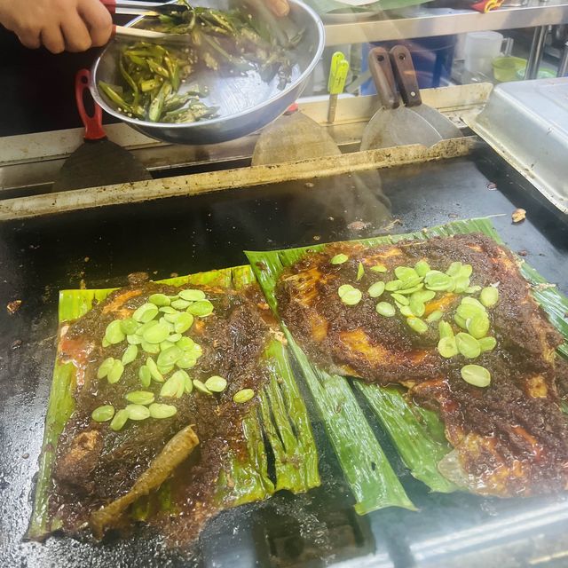 The famous Stulang Nasi Goreng Seafood in JB