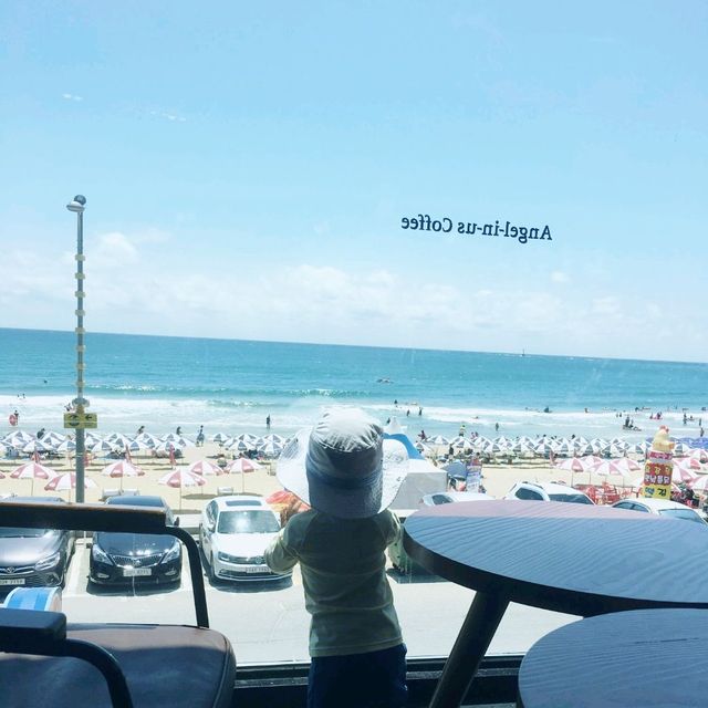 송정해수욕장 사람구경♡