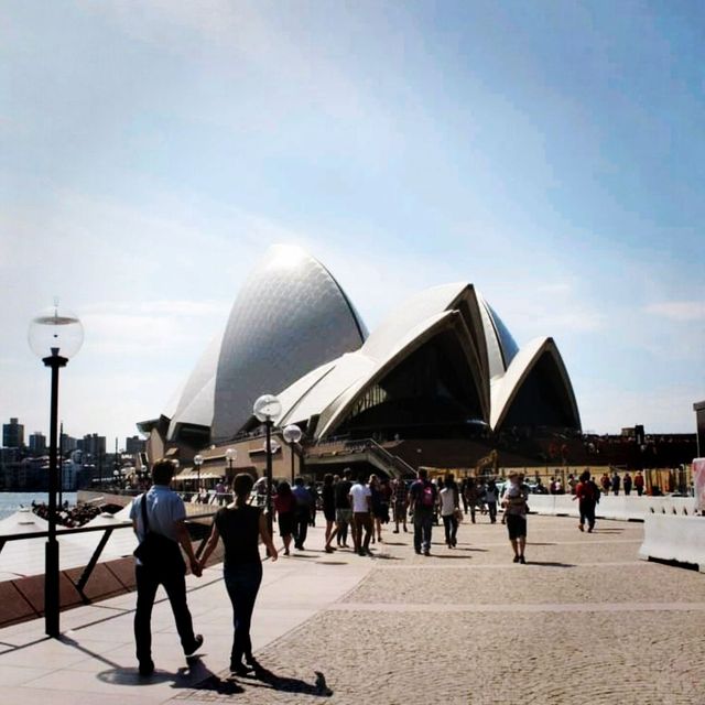 The Sydney Opera House at Sydney Harbour 