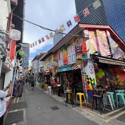 シンガポール おしゃれでアーティスティックな路地裏 ハジレーン Haji Ln Trip Com シンガポールの旅のブログ
