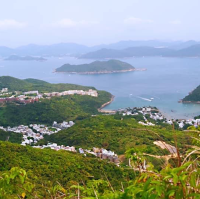 好像一個布袋的海灣