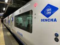 『海の中道』を走る福岡のワンマン列車『DENCHA(でんちゃ)』