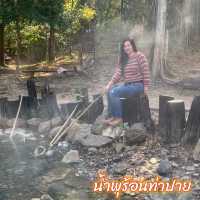 เที่ยวน้ำพุร้อนท่าปาย ต้มไข่ออนเซนกินกัน