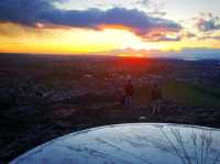 The gorgeous sunset on Arthur's Seat!