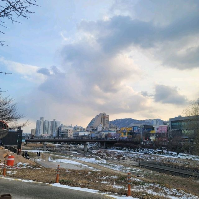 겨울여행 크리스마스 대전의 목척교