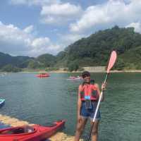 Hiking and Rafting : Qiandao Lake 