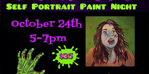 Zombie Portrait Paint Night | Rimbert Illustration