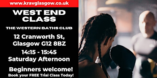 Free Trial Adults Krav Maga Class - West End - IKMS Glasgow Krav Maga | The Western Baths Club
