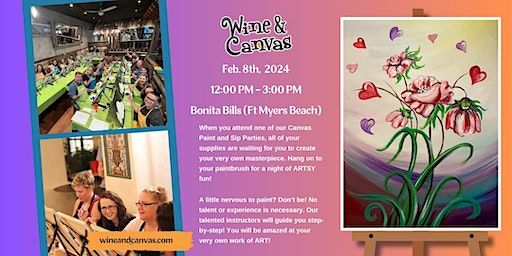Sweet Wine and Design Ft Myers Beach – Give Her Flowers | Bonita Bills Waterfront Cafe